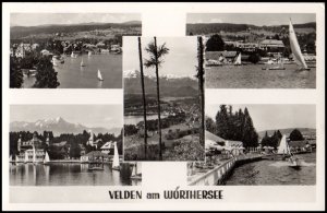 Austria old post card  - View of Velden am Wörthersee 1959 used