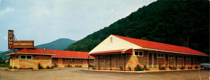 PA - Emporium. Buttonwood Court Motel (3.5 X 9). 