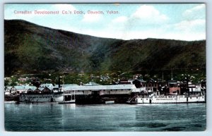 Canadian Development Co.'s Dock Dawson Yukon CANADA Postcard