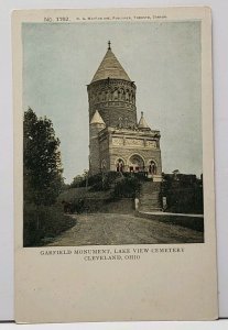 Cleveland Ohio GARFIELD MONUMENT Lake View Cemetery c1906 Postcard H5