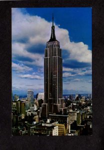 NY NYC Empire State Building Bldg New York City Postcard Fifth Ave