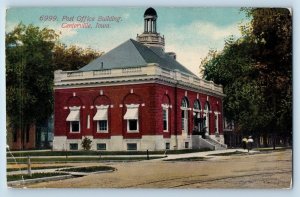 Centerville Iowa IA Postcard Post Office Building Exterior c1910 Vintage Antique