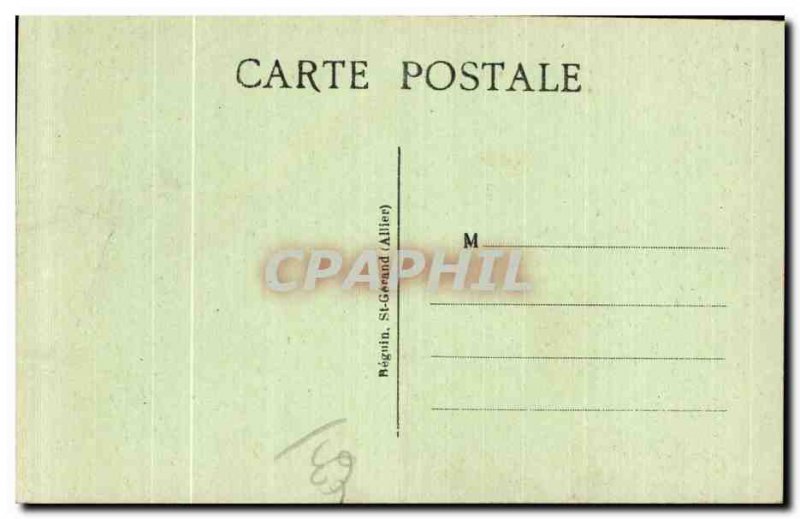 Old Postcard Le Mont Dore Hydrotherapy The source flag