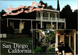 San Diego, CA California  THE WHALEY HOUSE~America's Most Haunted  4X6 Postcard