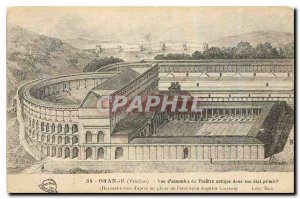 Old Postcard Orange Vaucluse Theater Ensemble of view in its pristine state
