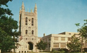 Vintage Postcard Memorial Tower & Student Union Bldg. Univ. of Missouri Columbia