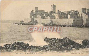 Postcard Old Antibes View from the Gravelle