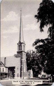 Hoosick Falls, NY New York  CHURCH OF THE IMMACULATE CONCEPTION ca1950s Postcard
