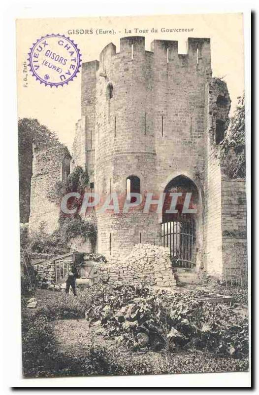 Gisors Old Postcard Tower of the Governor