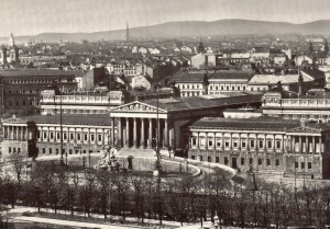 Postcard House Of Parliament Historical Government Building Vienna Austria