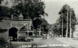 Reproduction - Line Car, Carbarn - Fairfield, Maine ME  