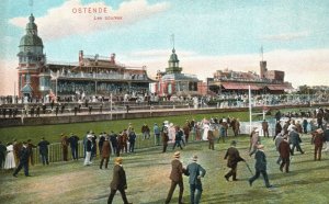 Vintage Postcard 1910's Ostende Les Courses Dr. Trenkler Co. Bruxelles Belgium