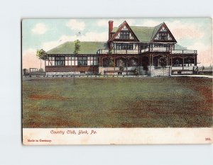 Postcard Country Club York Pennsylvania USA