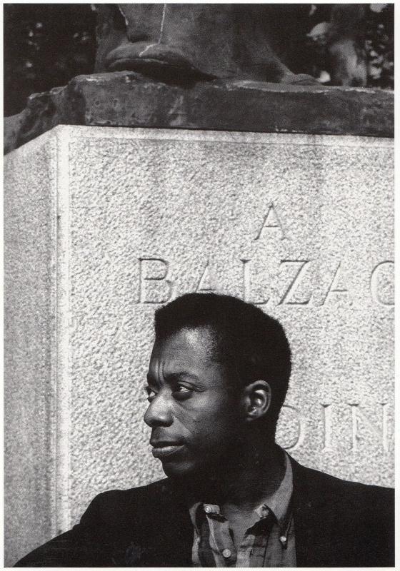 James Baldwin Gravestone Racial Sexual Book Author Photo Postcard