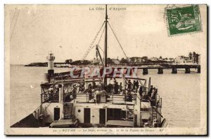 Old Postcard Royan The boat pier