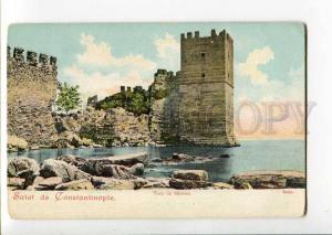 271059 TURKEY CONSTANTINOPLE Salut Marble Tower Vintage PC
