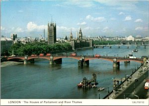 England London House Of Parliament anf River Thames