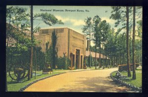 Newport News, Virginia/VA Postcard, View Of Mariners' Museum