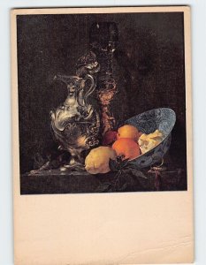 Postcard Still-Life Painting by Willem Kalff Rijksmuseum Amsterdam Netherlands