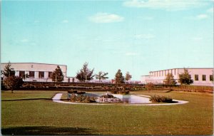 Postcard ON Trenton Sunken Garden Officers' Mess R. C. A. F. Station 1960s K59