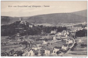 Blick vom Grand-Hotel auf Konigstein i. Taunus , Germany , 00-10s