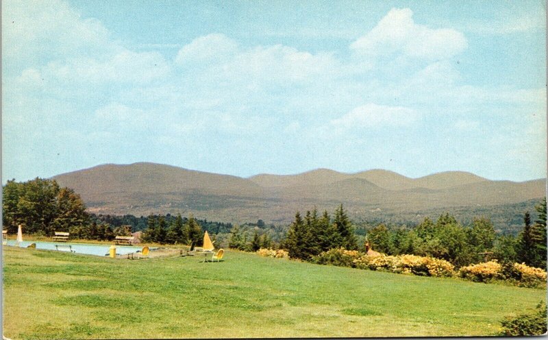 View Catskill Mountains Elka Park Tannersville NY New York Postcard VTG UNP  
