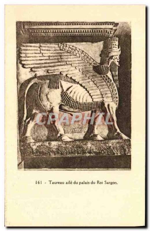 Postcard Old Bull Wing The King Sargon's Palace