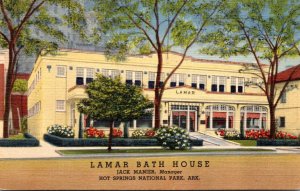 Arkansas Hot Springs Lamas Bath House Curteich