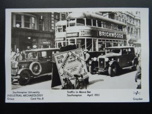 Southampton TRAFIC in ABOVE BAR c1931 RP Postcard by Pamlin Repro Card 8