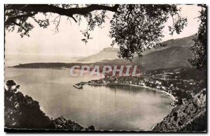 Old Postcard Menton View from the Italian border