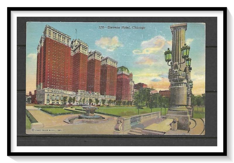 Illinois, Chicago - Stevens Hotel - [IL-008]