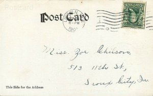 NE, Lincoln, Nebraska, Carnegie Library, Undivided Back