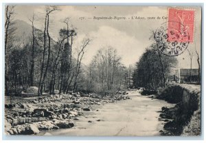 c1910 L'Adour Bagneres De Bigorre Hautes-Pyrénées France Antique Postcard