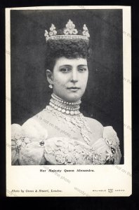 ROY495 - King Edward VII - Queen Alexandra - Postcard