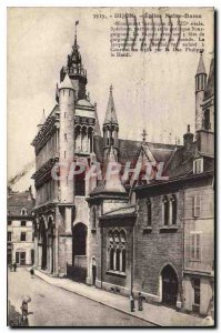 Old Postcard Dijon church Our Lady historic monument of the thirteenth century