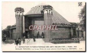 Old Postcard Exposition Internationale des Arts Decorative 1925 Paris Pavilio...