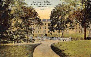 St Marys of Woods College Providence Bridge Terre Haute Indiana 1910c postcard