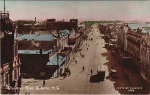 PC NEW ZEALAND, GISBORNE, GLADSTONE ROAD, Vintage REAL PHOTO Postcard (B41457)