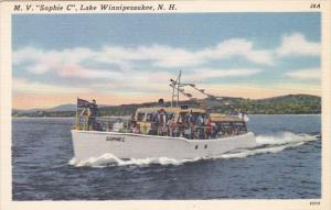 New Hampshire M V Sophie C On Lake Winnipesaukee