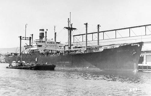 CA - San Pedro, The S.S. Resolute on August 19, 1947    *RPPC