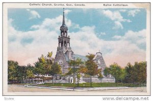 Street view, Catholic Church, Granby,  Quebec,  Canada, 00-10s