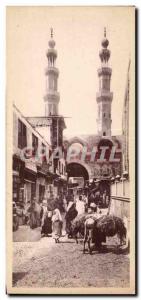 Old Postcard Egypt Egypt Cairo A corner of the Arab town