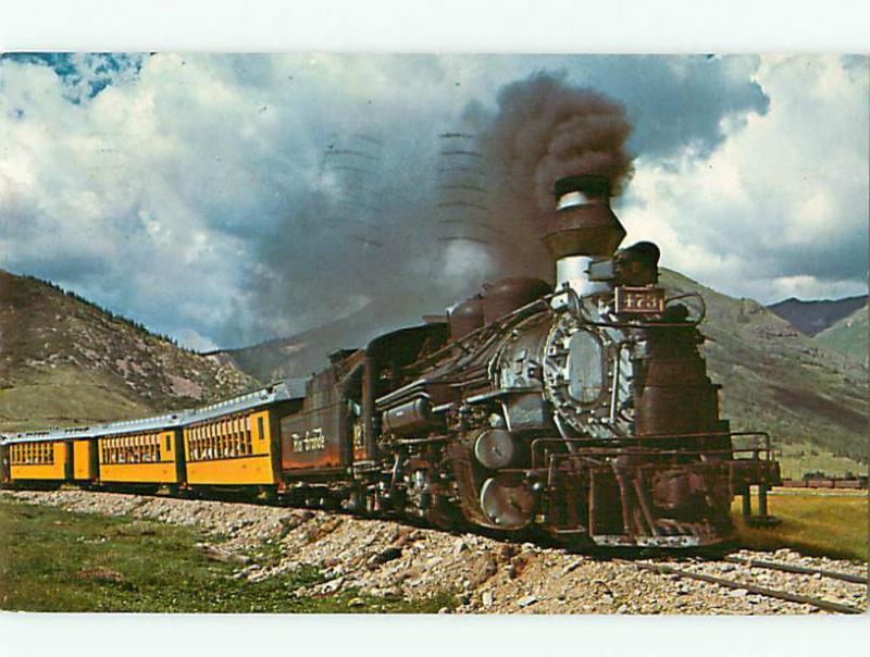 Silverton CO Train Denver Rio Grande Passenger Train Durango  Postcard # 5548