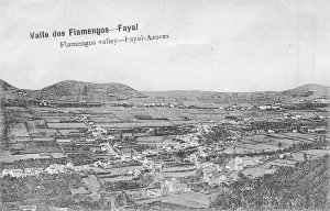 FAYAL AZORES PORTUGAL~FAYAL VALLE dos FLAMENGOS~PHOTO POSTCARD