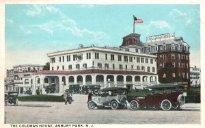 Vintage Postcard Prospect View Coleman House Landmark  Asbury Park New Jersey NJ