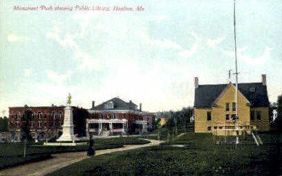 Monument Park in Houlton, Maine