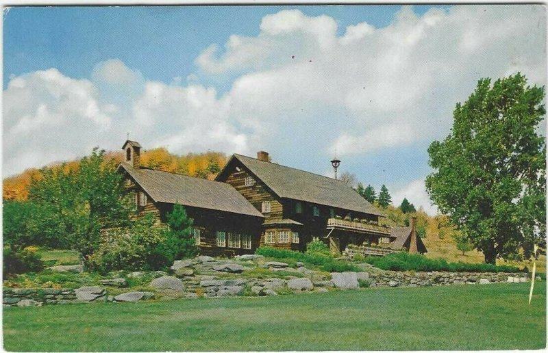 VTG postcard, The Trapp Family Lodge, Stowe, Vermont