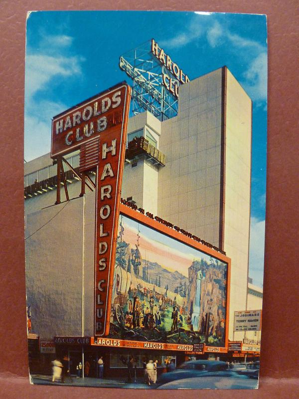 Old Postcard Harolds Club Casino  Reno, NV