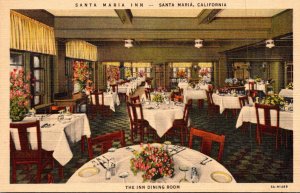 California Santa Maria The Santa Maria Inn Dining Room Curteich