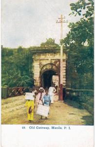 Philippines Old Gateway Manilla  1910 Unused 